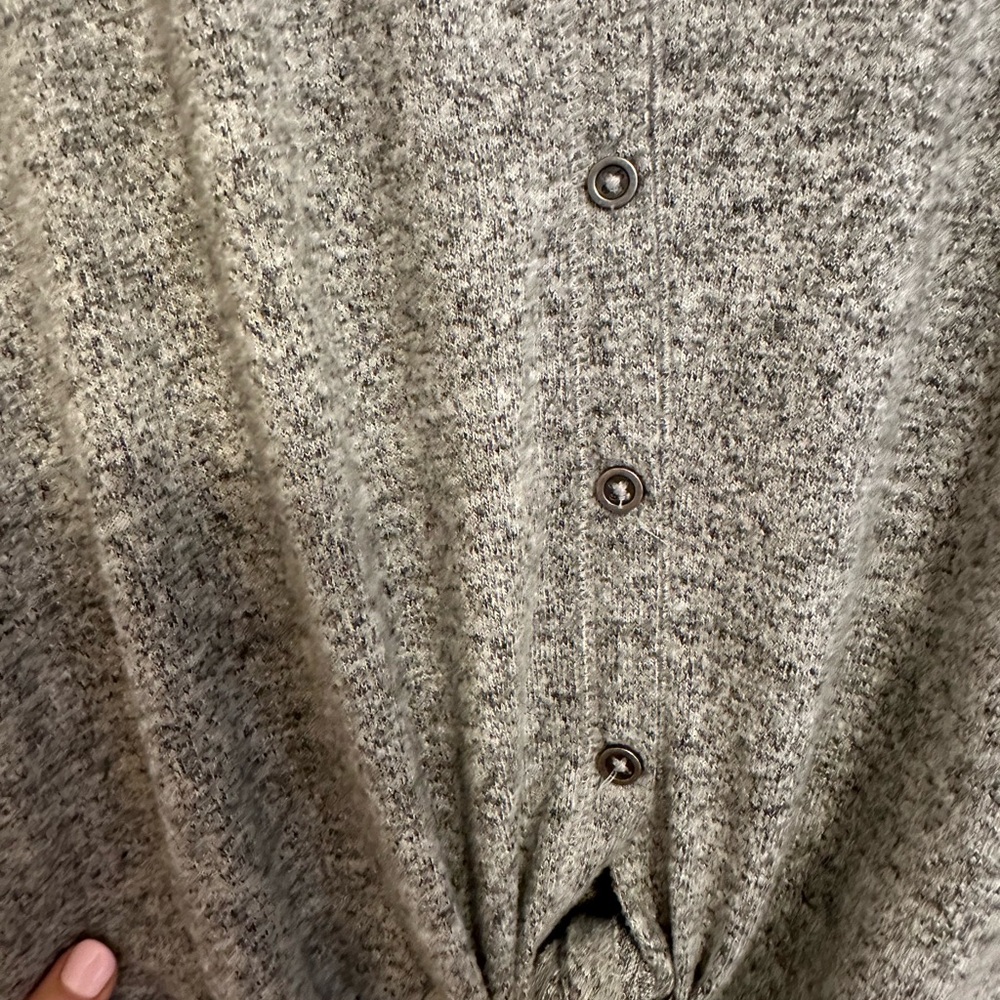 Abercrombie & Fitch Grey Button Down - Picture 3 of 9